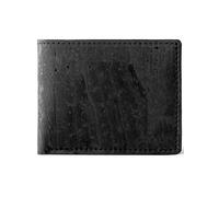 Corkor Portefeuille en Liège pour Homme Cartes de Credit Végétalien Vegan Noir