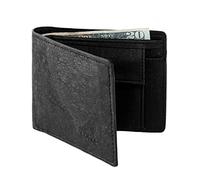 Corkor Portefeuille en liège pour Homme avec Poche pour pièces de Monnaie, Blocage RFID, végétalien, sans Cuir, Cadeau écologique, Noir , S, Porte-Cartes
