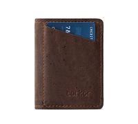 Corkor Portefeuille fin en liège RFID Portefeuille pour homme Blocage RFID Cuir vegan Sans cruauté envers les animaux Respectueux de l'environnement Marron, Couleur marron Avec poche