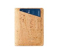 Corkor Portefeuille fin en liège RFID Portefeuille pour homme Blocage RFID Cuir vegan Sans cruauté envers les animaux Respectueux de l'environnement Marron, Couleur marron clair - avec