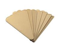 Corkwaw Lot de 200 mini planches à gâteau, bases triangulaires, plateaux à dessert pour cupcakes, centre de table sur une table de dessert, tranches de gâteau, cupcakes, friandises, cheesecake