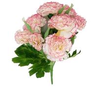 Corkwaw Lot de 40 têtes d'œillets artificiels en soie pour bouquet d'hortensia - Plante en plastique - Convient pour les accessoires photo, les fêtes de famille, la décoration de la maison, le bouquet
