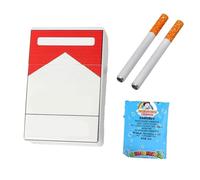 Corlidea Cigarette Bulle de Savon, Cigarettes à Bulles Factices, Machine à Bulles, Mini-Jouet à Bulle Solution à Bulless, Bâtons de Cigarettes Cadeau Anti-Stress pour Fêtes Anniversaires Festivals