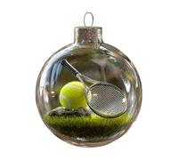 Corlidea Décoration de Noël en Cristal de la Collection Sportive, Boules de Noël en Plastique Transparent Ornements en Cristal sur le Thème du Sport, Décoration de Sapin d'Hiver Décorations de Noëls