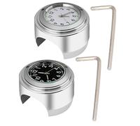 Corloge De Guidon De Moto - Montre Imperméable Universelle | Montage Du Guidon Du Motocross Avec Cadran | Une Montre Pour Le Vélo, Les Cycles, Les Yachts Et La Conduite En Plein Air | Installa