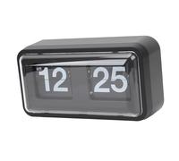 Corloge de Rabat, Horloge à Tour d'Horloge Vintage Mécanique Vintage Flip Down Shelf Clock avec Couverture Transparente Numéro Numérique Cloquer du Bureau d'alarme pour la Maison et Les