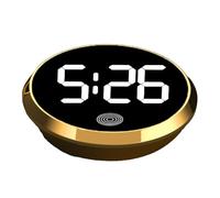 Corloge De Tableau De Bord De Voiture - Horloge D'écran Tactile Numérique, Montre Auto Ronde | Accessoire Intérieur Numérique Compact Élégant, Timer Du Tableau De Bord Du Véhicule Moderne Pour SUV Sed