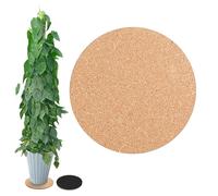 Cormètre en liège pour plantes - coussin en liège rond pour -pot | Verre en liège imperméable, tapis rond pour plantes intérieures et pots de jardin, plante de soucoupe