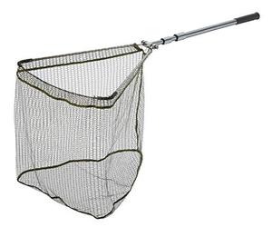 Cormoran - Épuisette pliante Ultra-Strong 3 pièces - 70 x 70 cm 3,10 m 15 x 8 mm - Caoutchouc