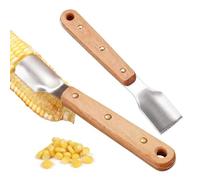 Corn Cob Peeler - Corn Cob Stripper Tool | Long-Handled Stainless Steel