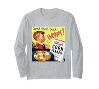Corn Flakes Céréales pour petit déjeuner Manche Longue