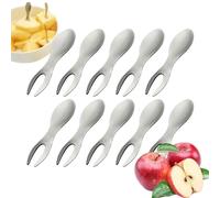 Corn On The Cob Holders,10 Pieces Heat-Resistant Stainless Steel Corn Picks - 6x1.2x0.2cm Anti-Scalding Skewer For Cooking Dining BBQ Barbecue Serving Kitchen Food Handling Grill Home
