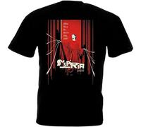 Corn Plane Suspiria T-Shirt Movie Poster Dario Argento Men's Black 3XL