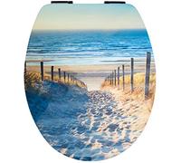 Cornat Abattant de WC Brise Marine (MDF), fermeture automatique, attache rapide, 1 pièce, ksdsc353