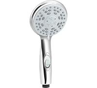 Cornat Canzano TECB3477 Douchette à main chromée Ø 100 mm 3 types de jet normal & massage arrêt d'eau & anticalcaire