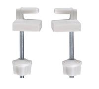 Cornat Charnière Abattant de WC avec fixations en plastique, pour sièges Modern, 1 pièce, blanc, tec364997
