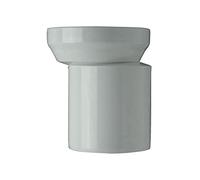 Cornat CKASTEM00 Pipe d'évacuation pour WC avec Manchon Excentrique, Blanc, Multicolore