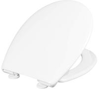 Cornat Como Classic 1076390 Abattant WC thermoplastique facile d'entretien avec fermeture amortie Blanc