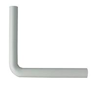 Cornat CSPRB39000 Tube coudé de Chasse pour Cuvette WC, Blanc, Multicolore, Ø 50 x 44 mm 390 x 350 mm