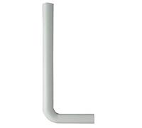 Cornat CSPRB52000 Tube coudé de Chasse spécial pour Cuvette WC, 520 mm, Blanc, Multicolore, Ø 50 x 44 mm 520 x 210 mm