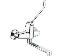 Cornat FEL67 Felitto mitigeur Mural à Levier Unique pour évier avec Bec orientable, chromé