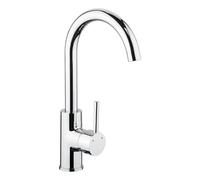 Cornat Fuerte Robinet mitigeur monocommande en laiton haut de gamme avec bec haut et pivotant, FUEH5