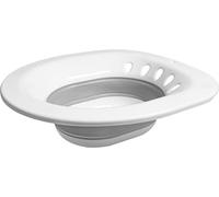 Cornat Insert de bidet pour toilettes - Compatible avec les modèles de sièges de WC courants - Thermoplastique facile d'entretien - Blanc/Entretien intime et hygiène/Bain d'assise pliable /
