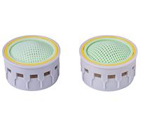 Cornat Insert de régulateur de jet M22 / M24 - Économie d'eau jusqu'à 50 % - Avec joint - Compatible avec les mousseurs standard - Gris - En plastique / régulateur de jet intérieur / buse de mélangeur/ TECWS608