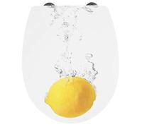 Cornat KSDSC104 Abattant de WC en thermoplastique facile d'entretien avec fonction Quick Up & Clean Système d'abaissement automatique Montage facile par le haut