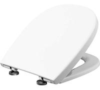 Cornat KSMONSC01 Montego 2.0 Abattant WC en Duroplast facile d'entretien Fonction Quick Up & Clean Système d'abaissement automatique Montage facile par le haut Blanc