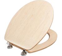 Cornat Ligna Plus Abattant de WC en bois véritable de haute qualité, avec assise confortable, aspect bois élégant parfaitement assorti à toutes les salles de bain, siège de WC, KSLIGK