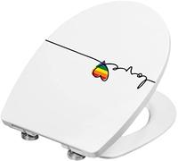 Cornat Love KSDSC106 Abattant WC en thermoplastique facile d'entretien Blanc