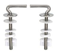 Cornat Pino Charnière Abattant de WC avec attache rapide en acier inoxydable pour, Tinos, Activ Clean, Pula, Coffre-fort, 1 pièce, tec364896