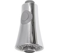 Cornat Pommeau de douche 1/2" AG - Chromé - Tête de 55 mm de diamètre - Mousseur testé selon les classes de bruit - Jet normal et de douche/Pomme de douche/Douchette à main pour lavabo/Douchette
