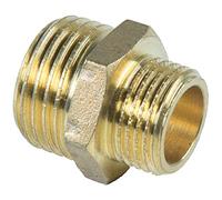 Cornat Raccord laiton poli avec filetage extérieur, A 1 1/4, B connecteur 1, 1 pièce, t396423