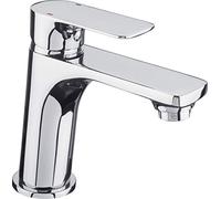 Cornat SAZ620 Robinet mitigeur de lavabo Rond à Levier Unique, argenté