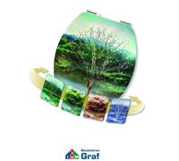 Cornat Siège / Abattant Wc de Toilette 4 Seasons Wechselmotiv Douce MDF /#825074