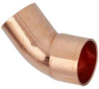 Cornat soudage/Coudé 45 ° cuivre, 1 manchon, A, B 15 mm, 10/1, t564015