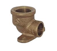 Cornat soudage/Disque mural 90 °, 1 filetage intérieur, 1 manchon, A 15 mm, B 3/8 IG, 1 pièce, 02.000, t5472g1538