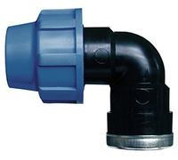 Cornat Système d'irrigation coudé Tuyau PE Ø 40 mm Filetage intérieur 1 1/4" Polypropylène pour Eau Froide