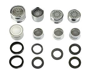 Cornat T307100 Lot de 8 Mousseurs Chromé