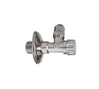 Cornat T317000 Robinet d'équerre, 3/8'', Rosace, Multicolore