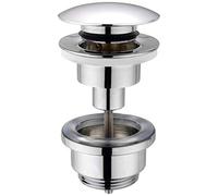 Cornat T317421OH Soupape d'évacuation poussoir 3,17 cm (1 1/4 ") pour lavabo, chromé