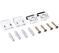 Cornat T319670 Colliers pour Miroir, chromé, Multicolore, Petit