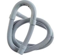 Cornat T357502 Tuyau d'évacuation flexible avec crosse pour machines à laver, 2,5 m