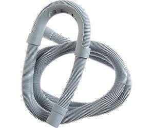 Cornat T357502 Tuyau d'évacuation flexible avec crosse pour machines à laver, 2,5 m