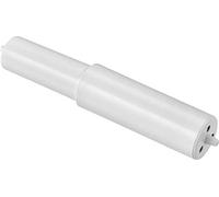 Cornat T364698 Axe de rechange en plastique avec ressort pour rouleau de papier toilette, blanc