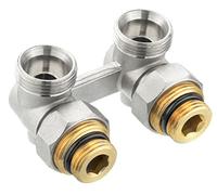 Cornat T591511 Répartiteur pour plaque porte soupape coudé laiton