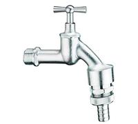 Cornat TEC301201 Robinet avec vis à clé pour machines 1 1/2'' Chromé