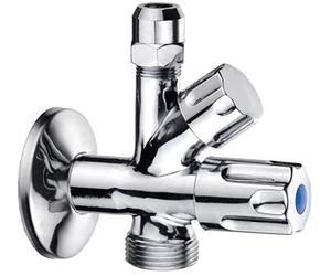 Cornat TEC304500 Soupape d'angle pour lave-linge/lave-vaisselle 3/8'' Chromé